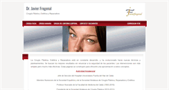 Desktop Screenshot of javierfregenal.com