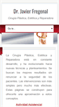 Mobile Screenshot of javierfregenal.com