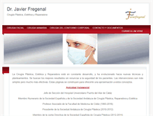 Tablet Screenshot of javierfregenal.com